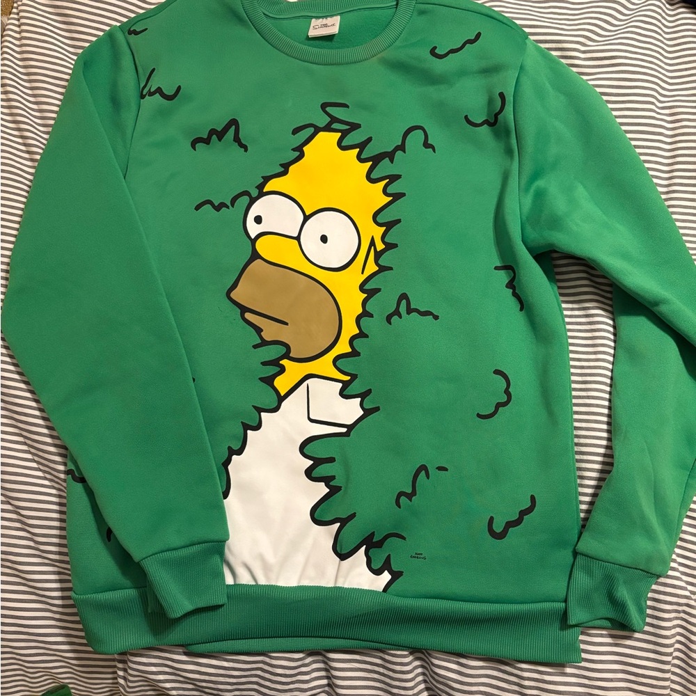 Homer in the bushes Crewneck Sweater